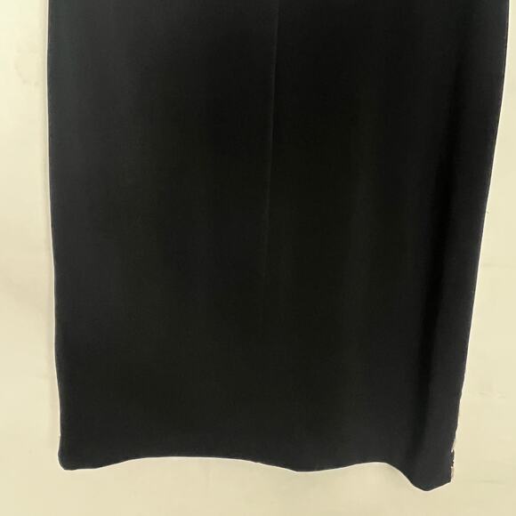 Donna Morgan Chevron Embroidered Mesh Dress Size 4 - Picture 7 of 8